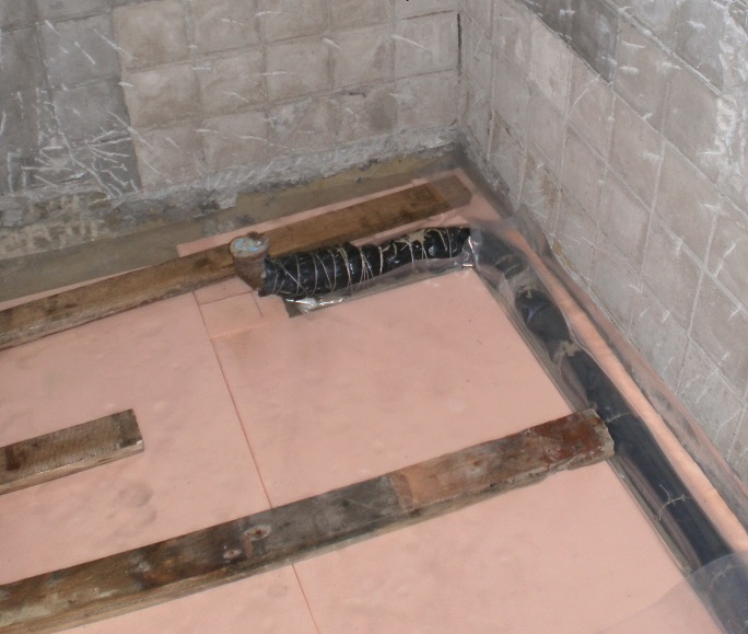 Як зробити підлогу по ґрунту у ванній