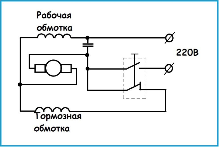 Электрическая схема электрогазонокосилки